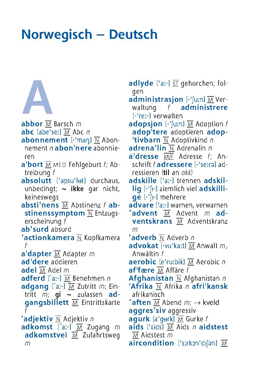 Langenscheidt Universal-Wörterbuch Norwegisch