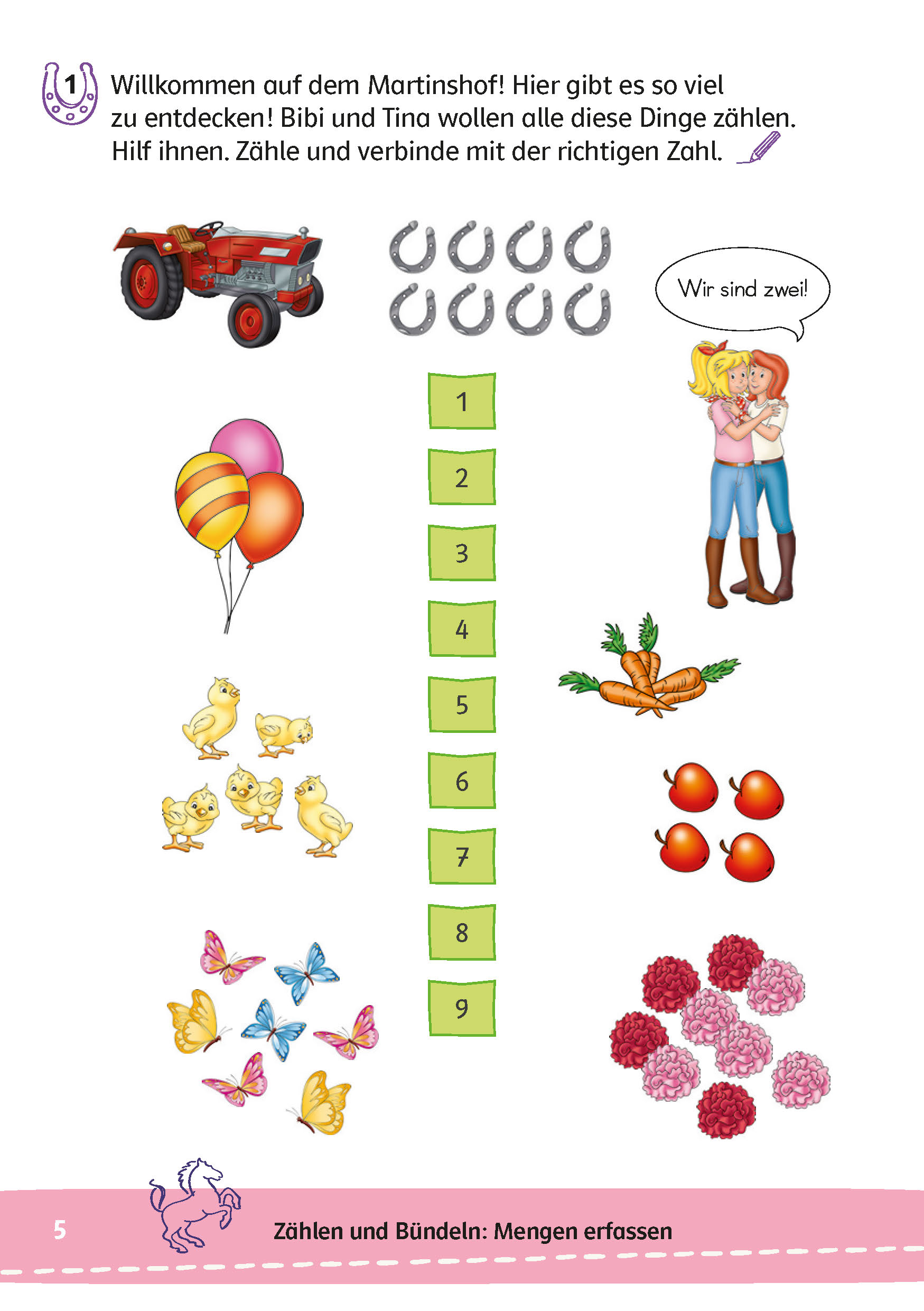 Bibi & Tina: Lernrätsel Mathe ab 6 Jahren