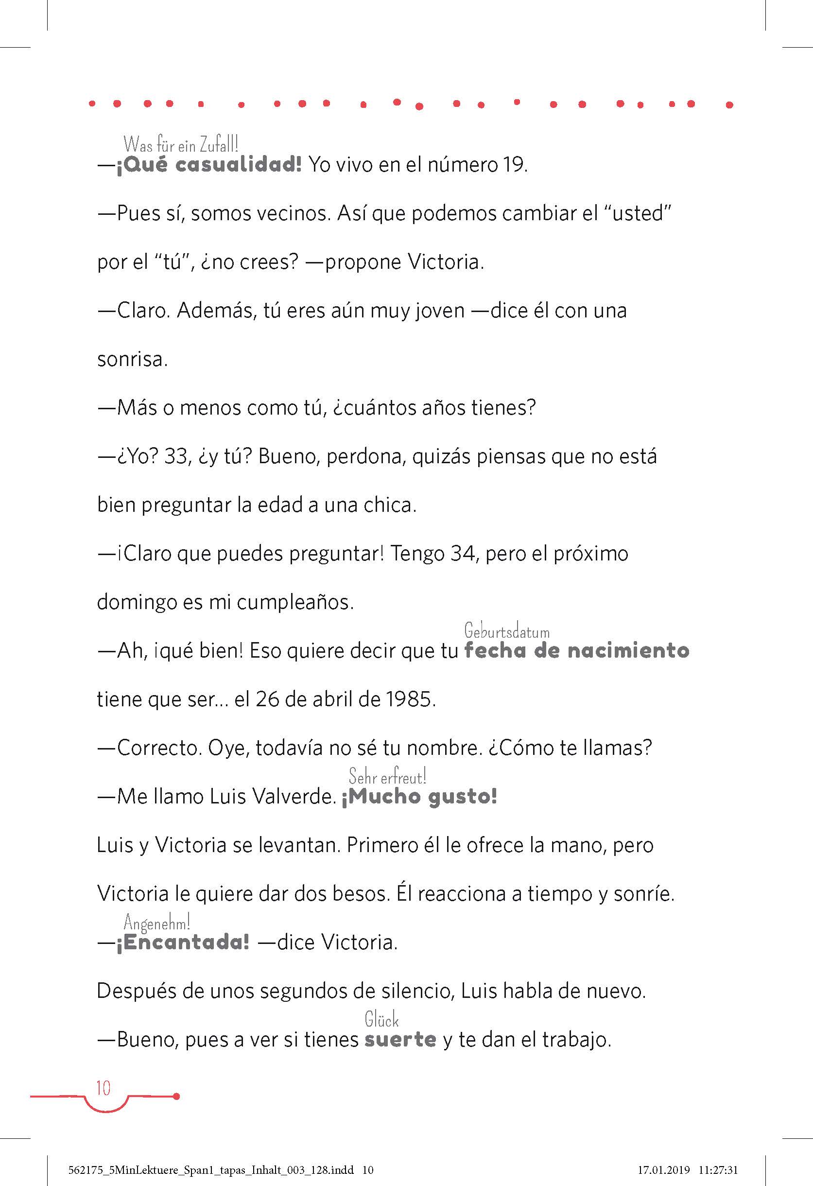 PONS 5-Minuten-Lektüren Spanisch A1 - Tapas y más