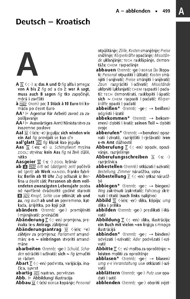 Langenscheidt Taschenwörterbuch Kroatisch