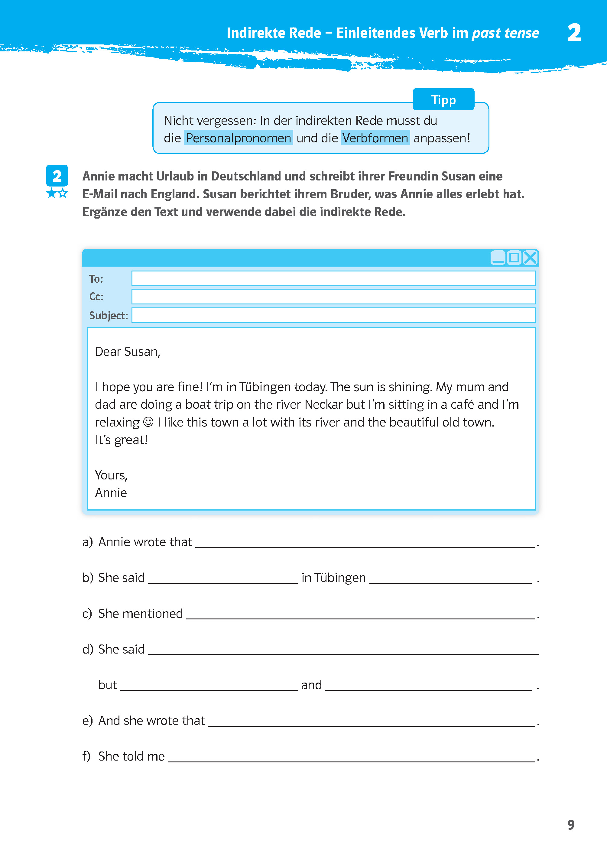 Klett 10-Minuten-Training Englisch Direct Speech - Indirect Speech 7./8. Klasse Klett 10-Minuten-Training Englisch Direct Speech - Indirect Speech 7./8. Klasse