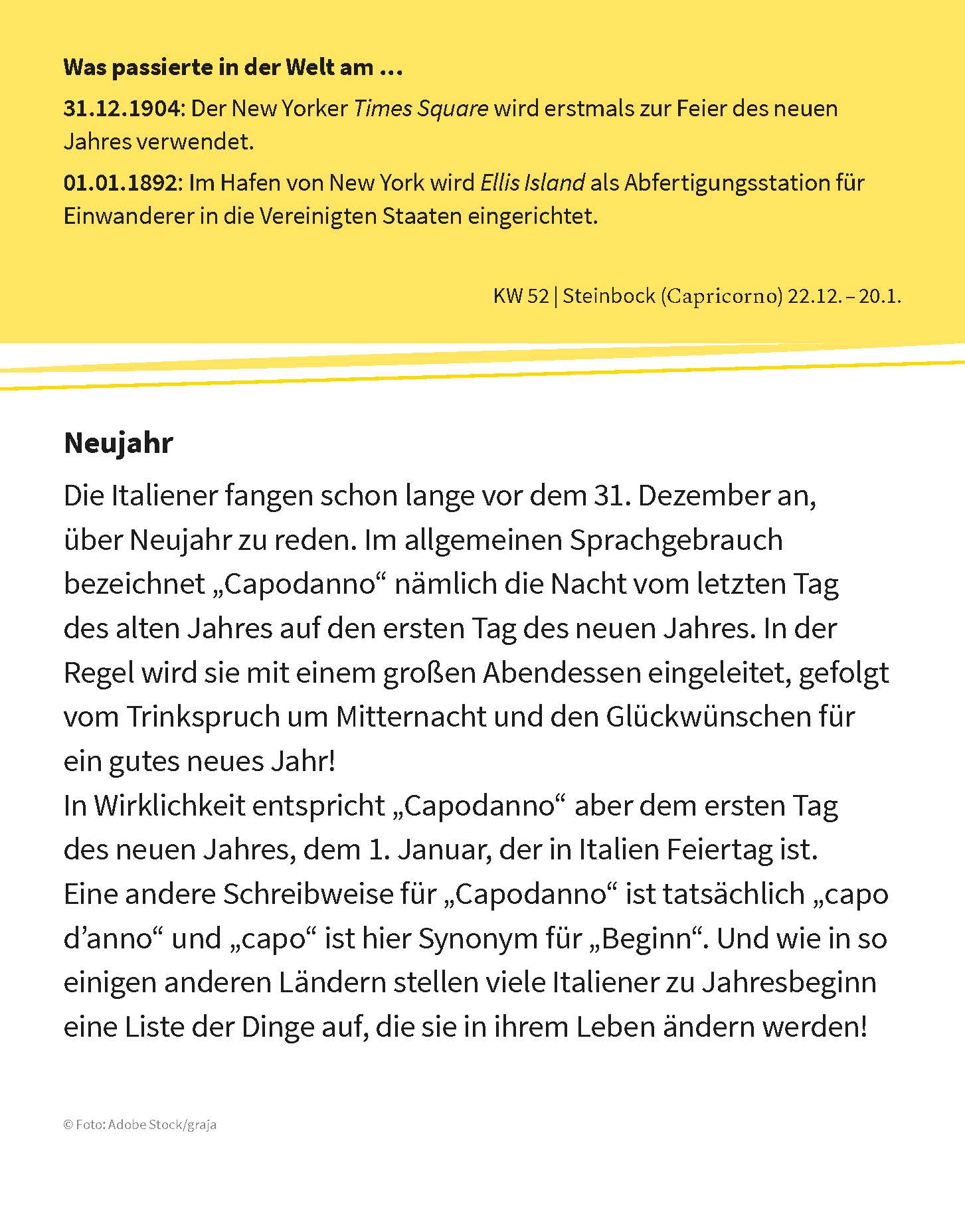 Langenscheidt Sprachkalender Italienisch 2023