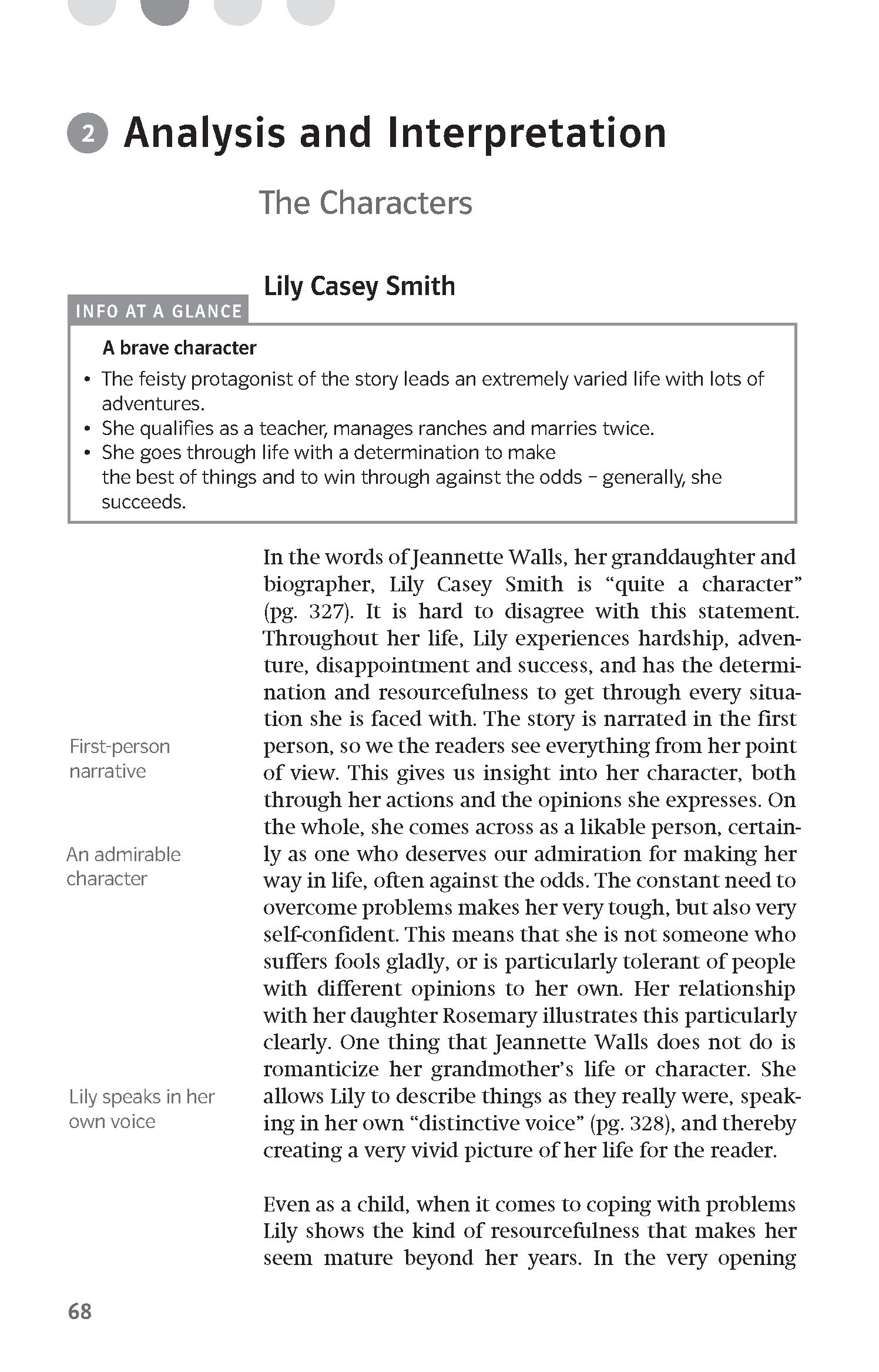 Klett Lektürehilfen Jeannette Walls, Half Broke Horses