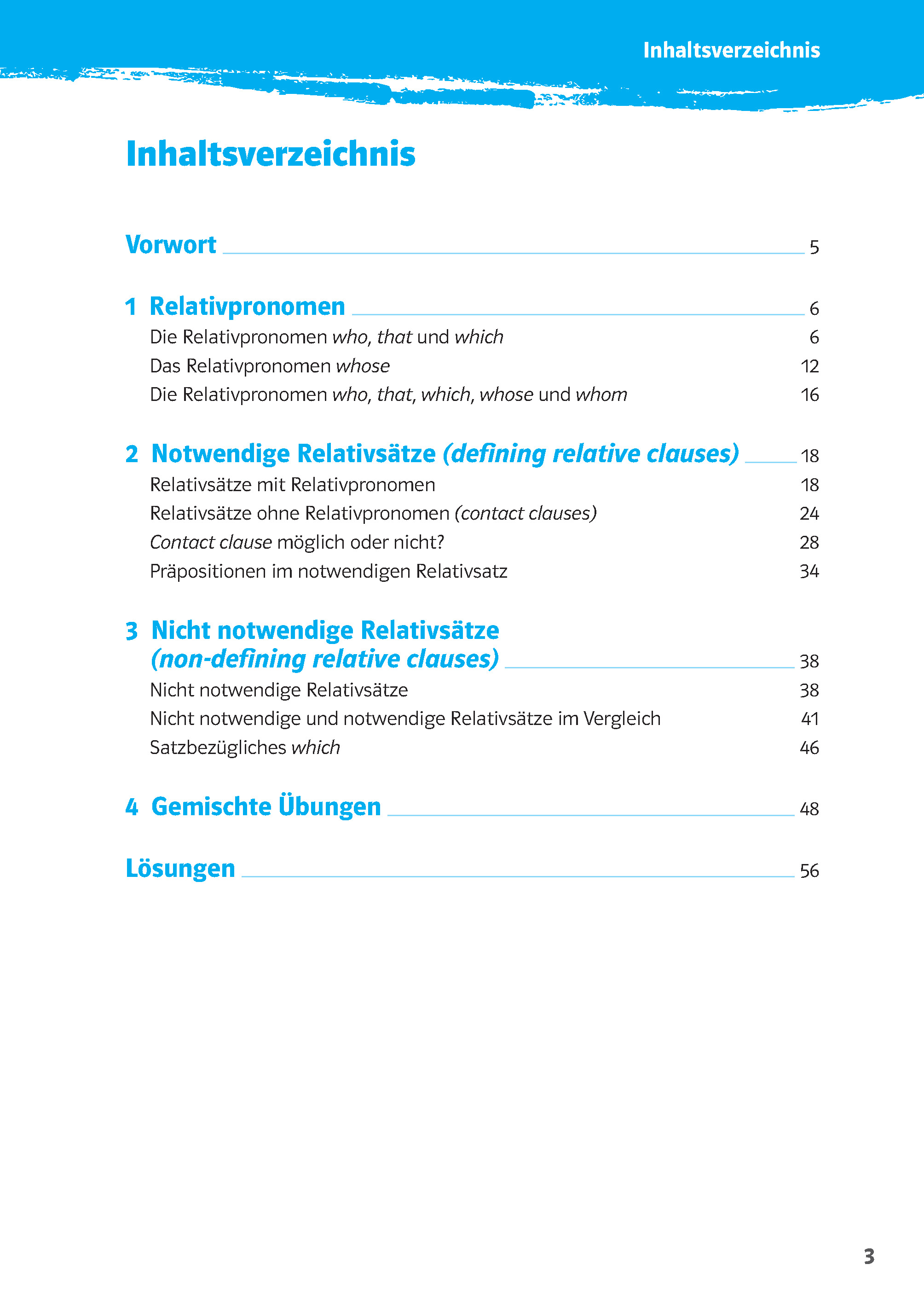 Klett 10-Minuten-Training Englisch Grammatik Relative Clauses 6./7. Klasse