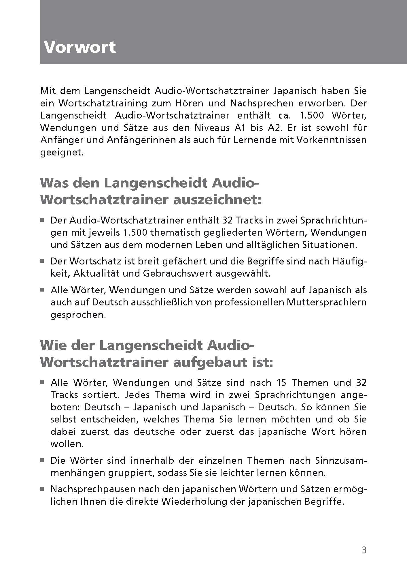 Langenscheidt Audio-Wortschatztrainer Japanisch Langenscheidt Audio-Wortschatztrainer Japanisch