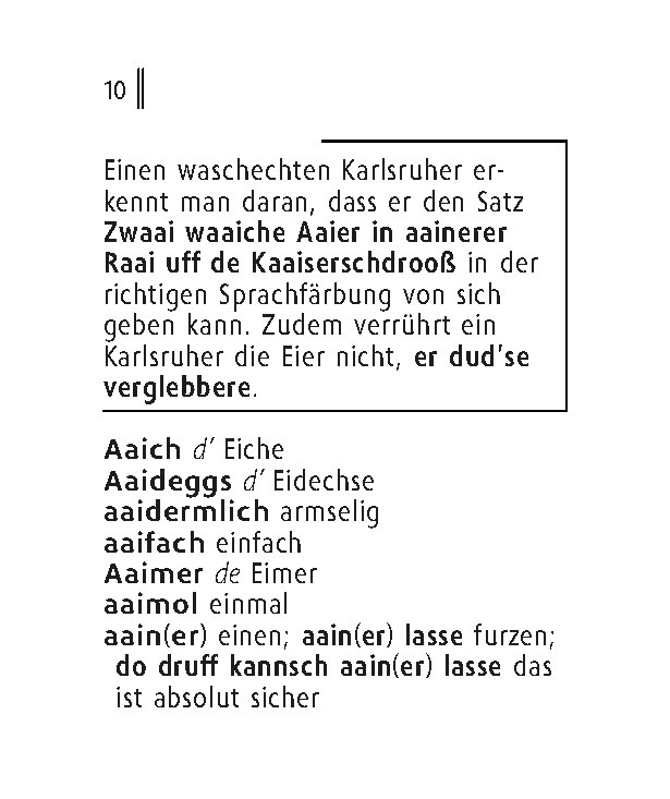 Langenscheidt Lilliput Badisch Langenscheidt Lilliput Badisch