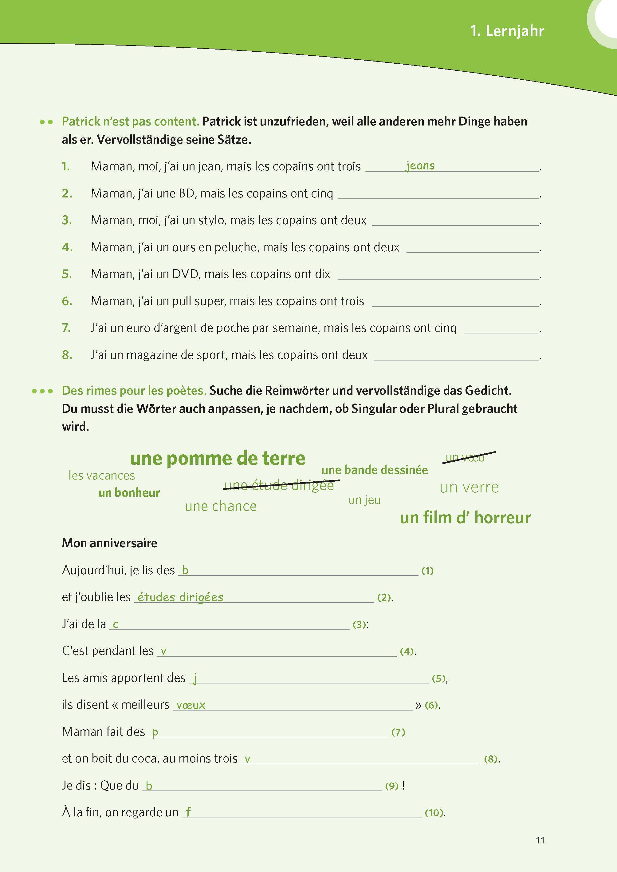 PONS Das große Übungsbuch Französisch 1.-4. Lernjahr