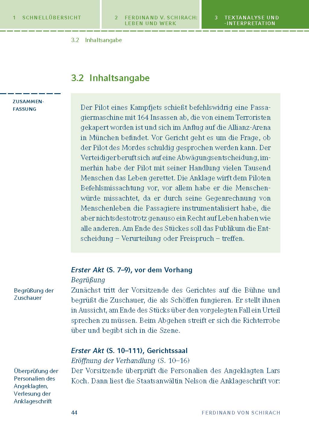 Terror von Ferdinand von Schirach - Textanalyse und Interpretation