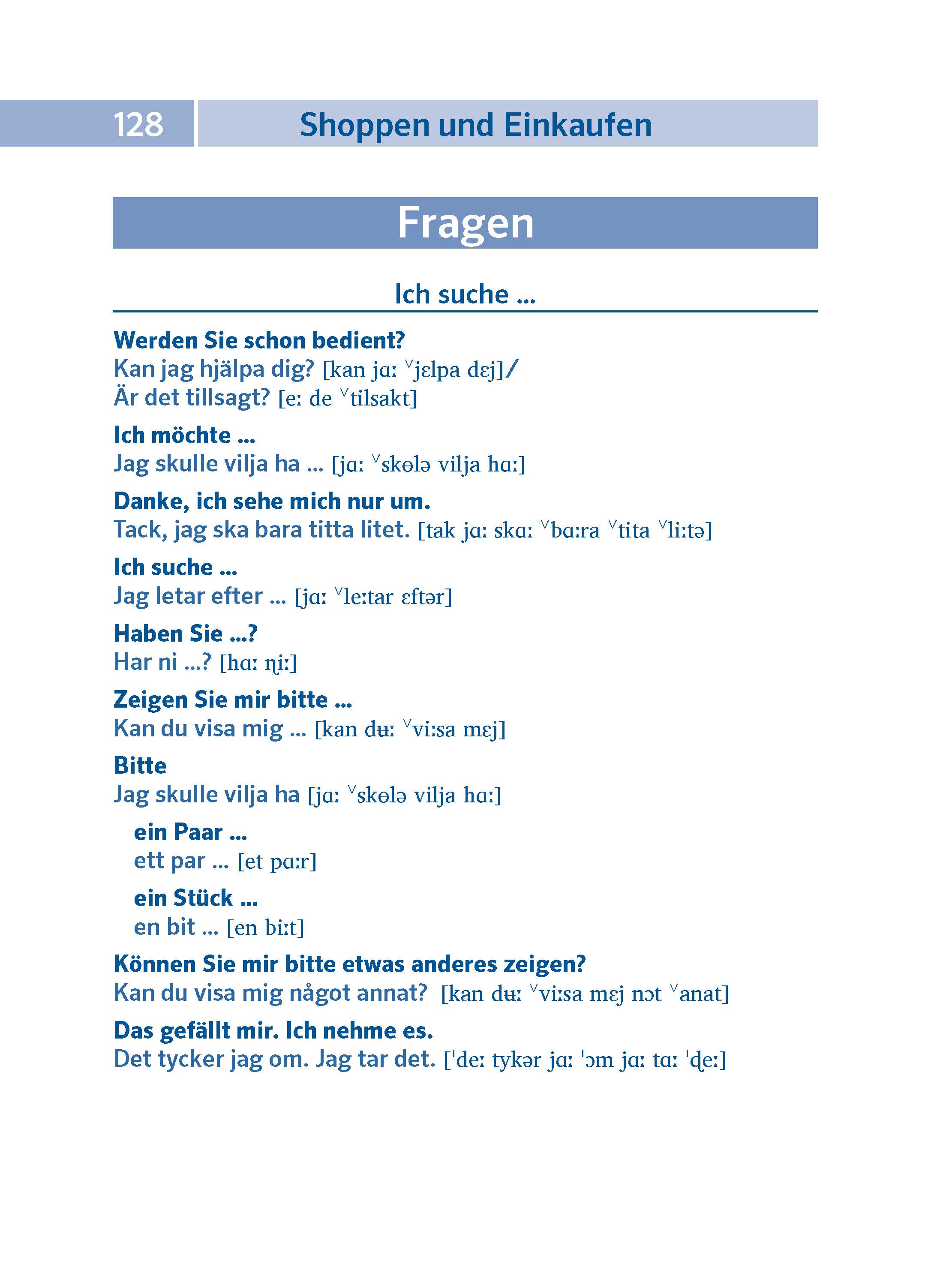 PONS Pocket-Sprachführer Schwedisch