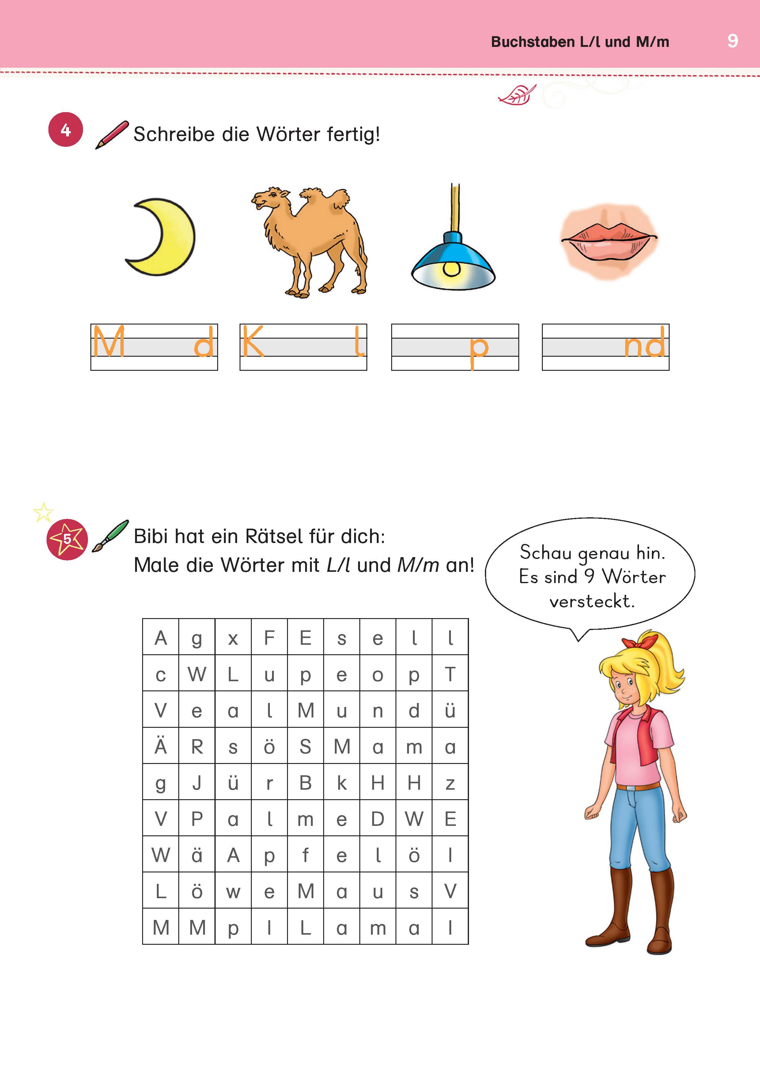 Bibi & Tina: Mein Übungsbuch für die 1. Klasse