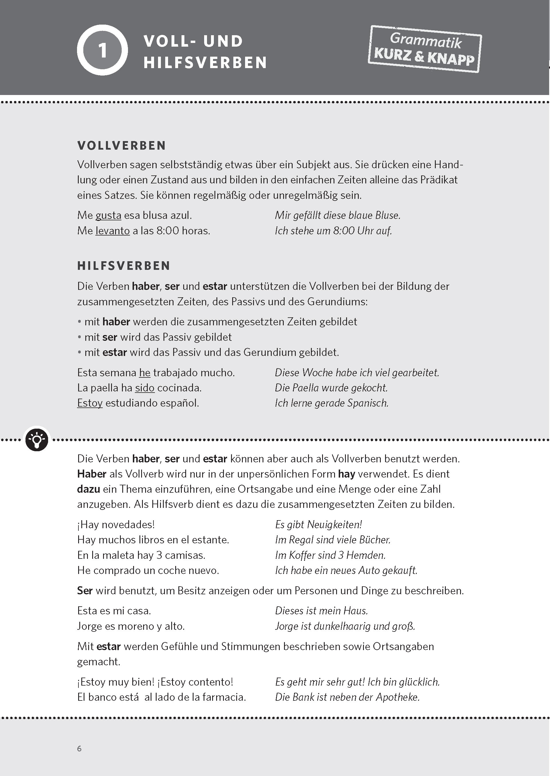 PONS Verben & Zeiten trainieren Spanisch