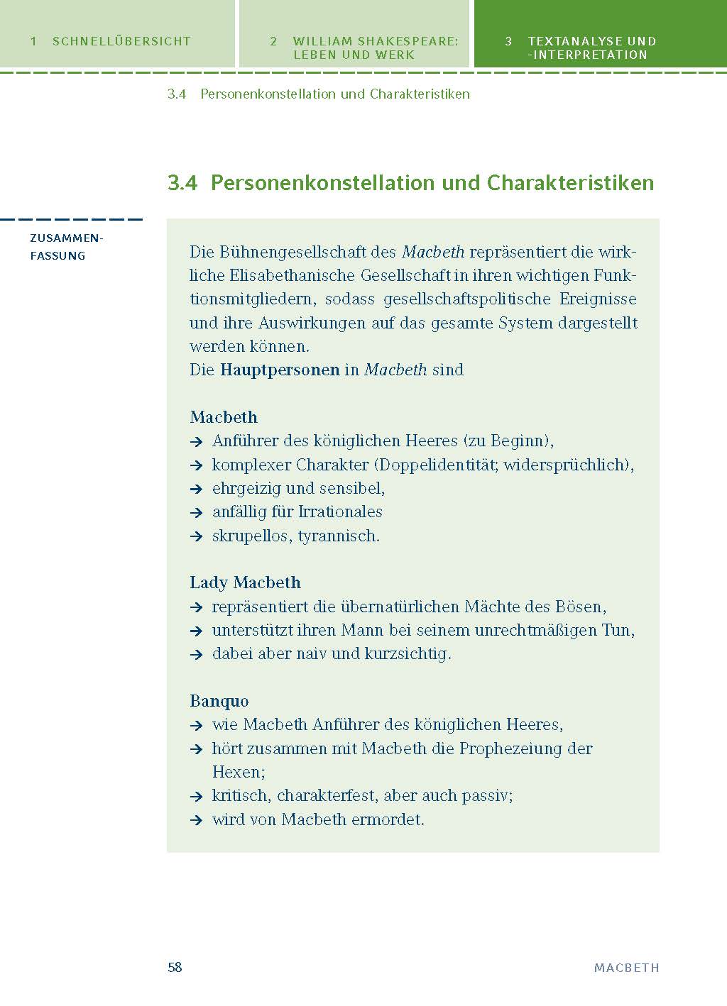 Macbeth von William Shakespeare - Textanalyse und Interpretation