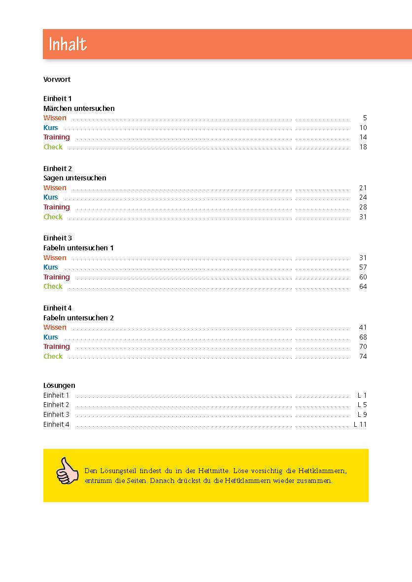 Königs Lernhilfen: Auf den Punkt gebracht: Märchen, Sagen und Fabeln untersuchen – Klasse 5/6 – Deutsch