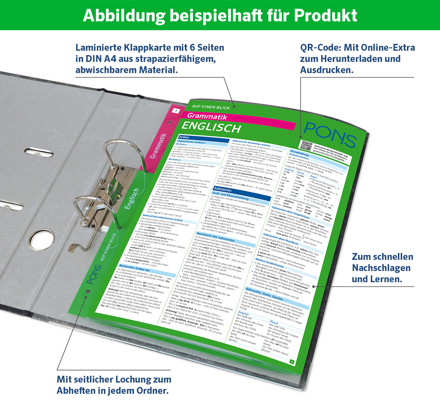 PONS Grammatik auf einen Blick Italienisch