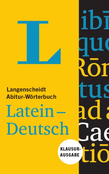 Langenscheidt Abitur-Wörterbuch Latein